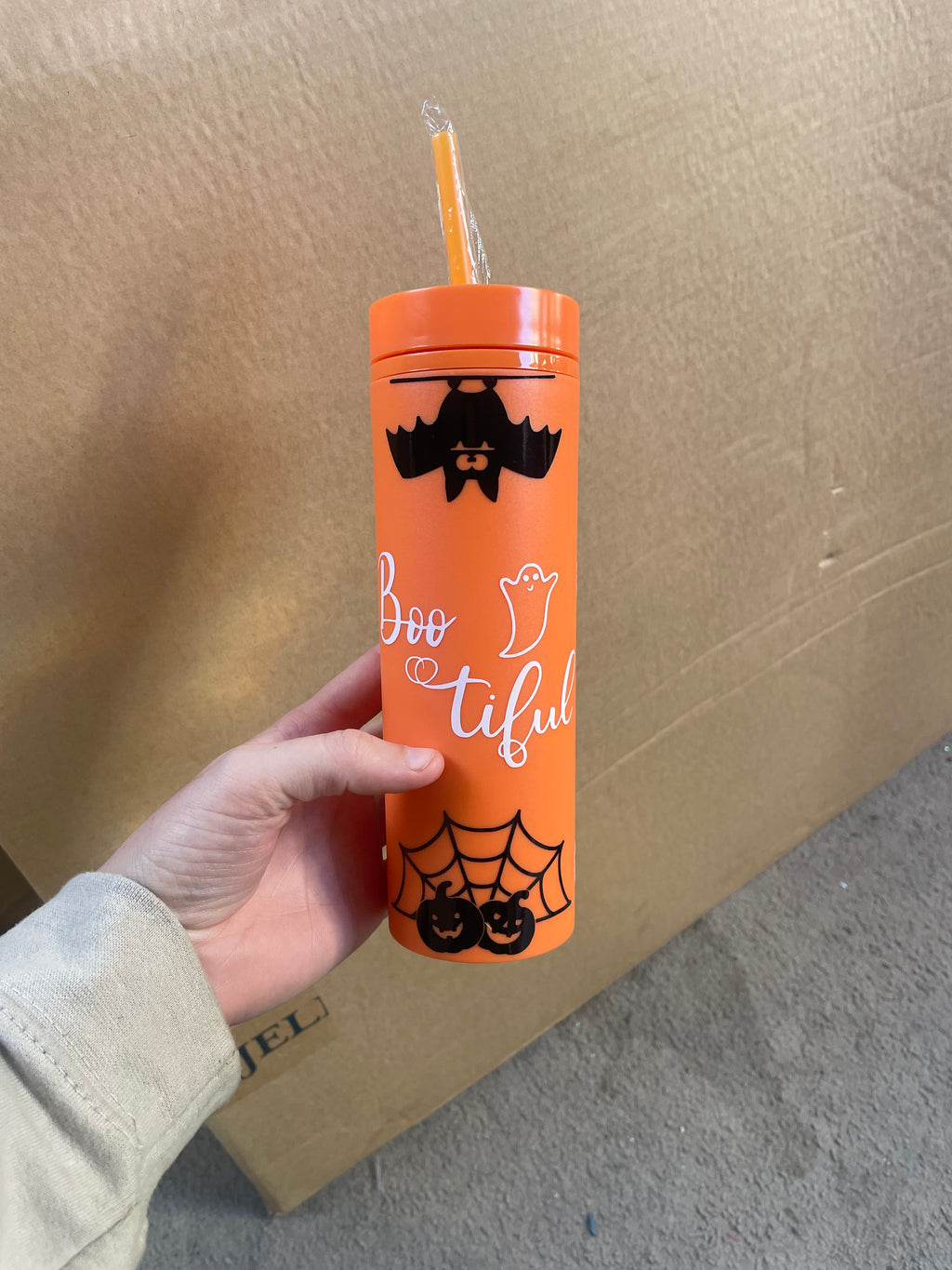 Skinny Tumbler with Straw