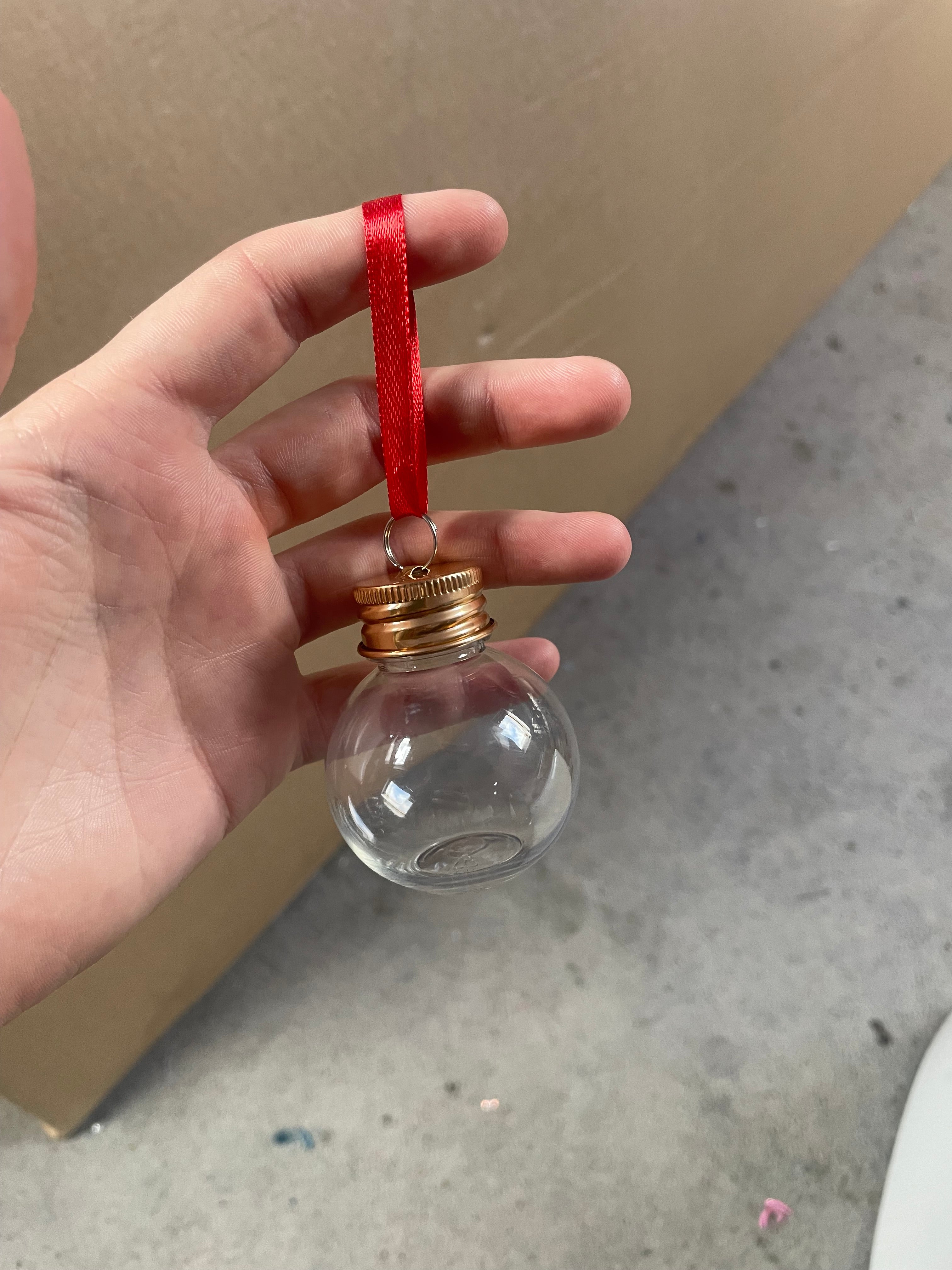 50ml Fillable Bauble Ornament