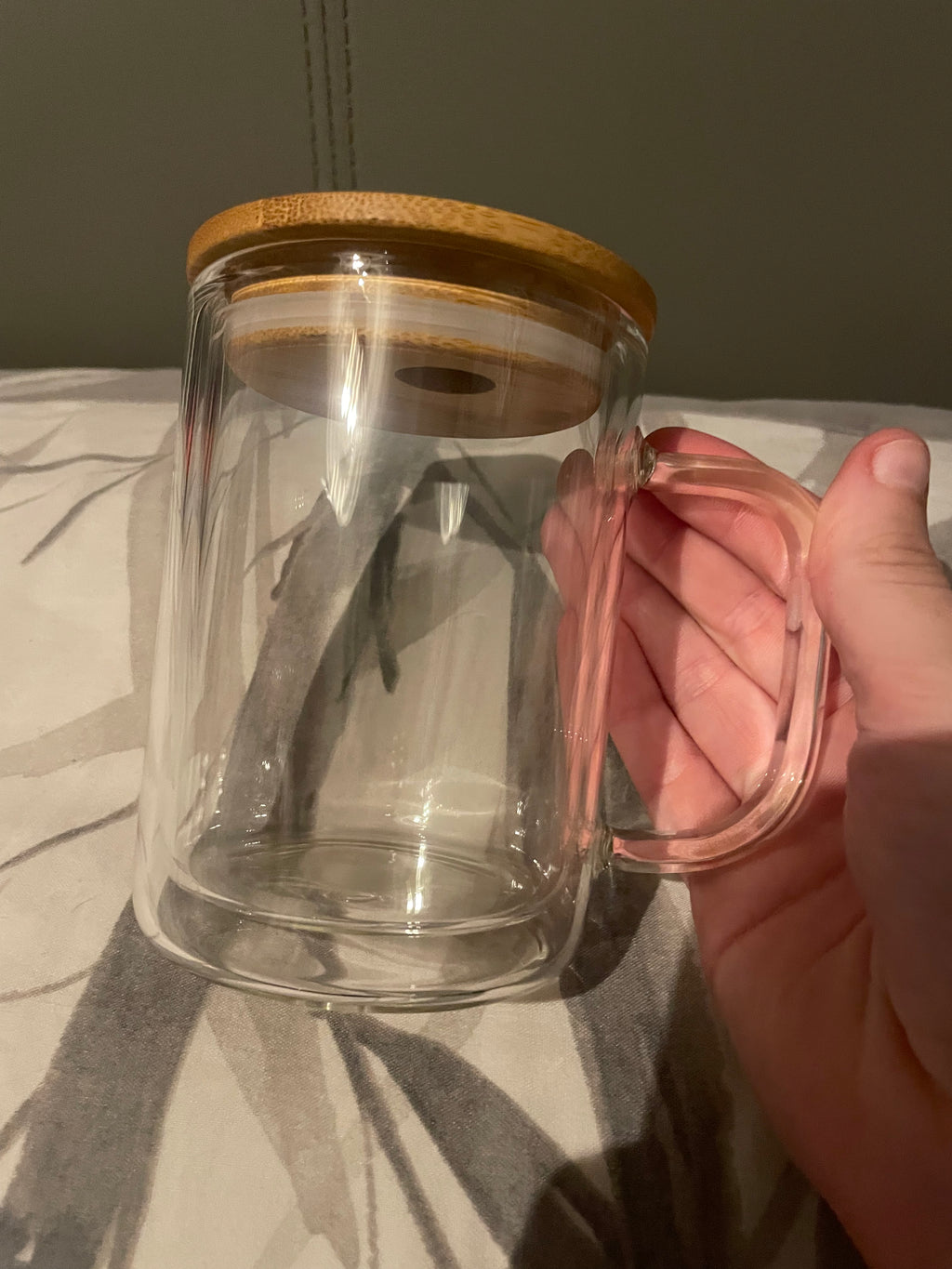 15oz Glass Glitter Snowglobe Mugs