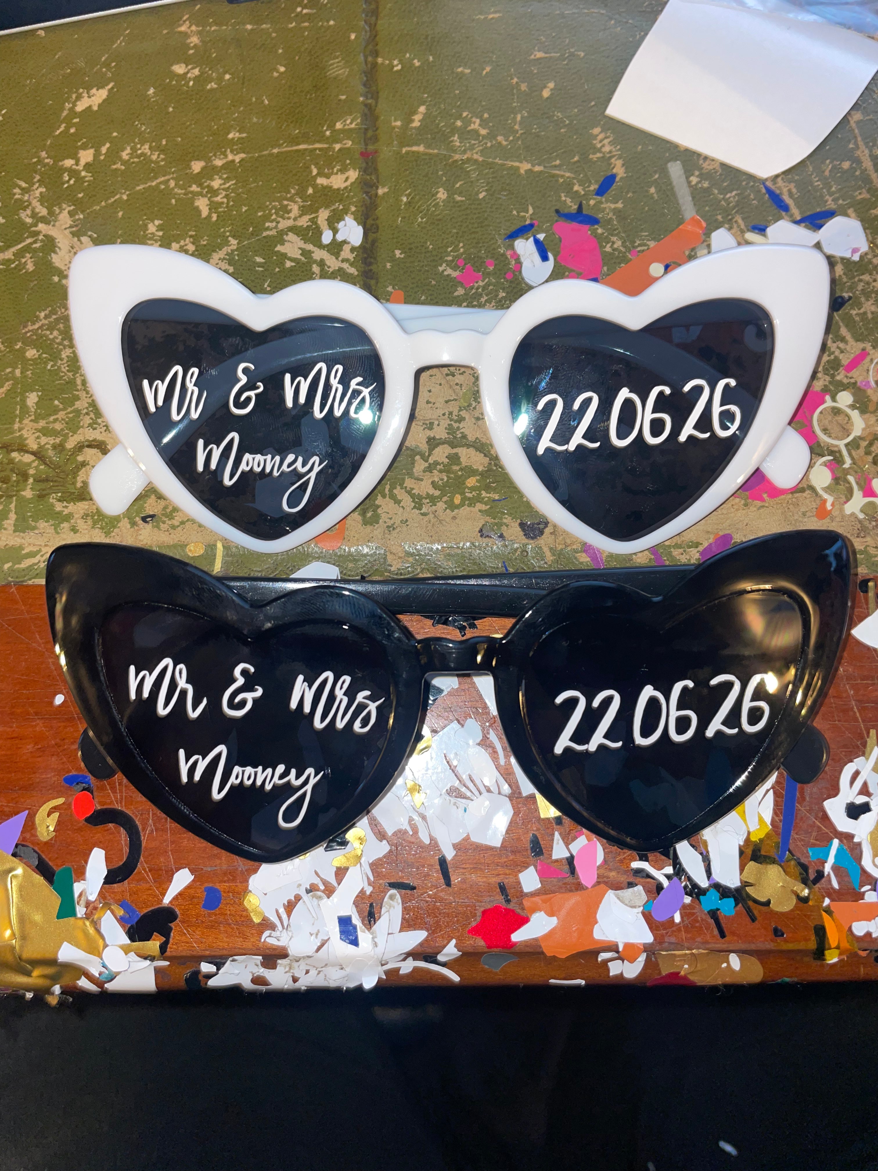 Wedding Sunglasses 5pck