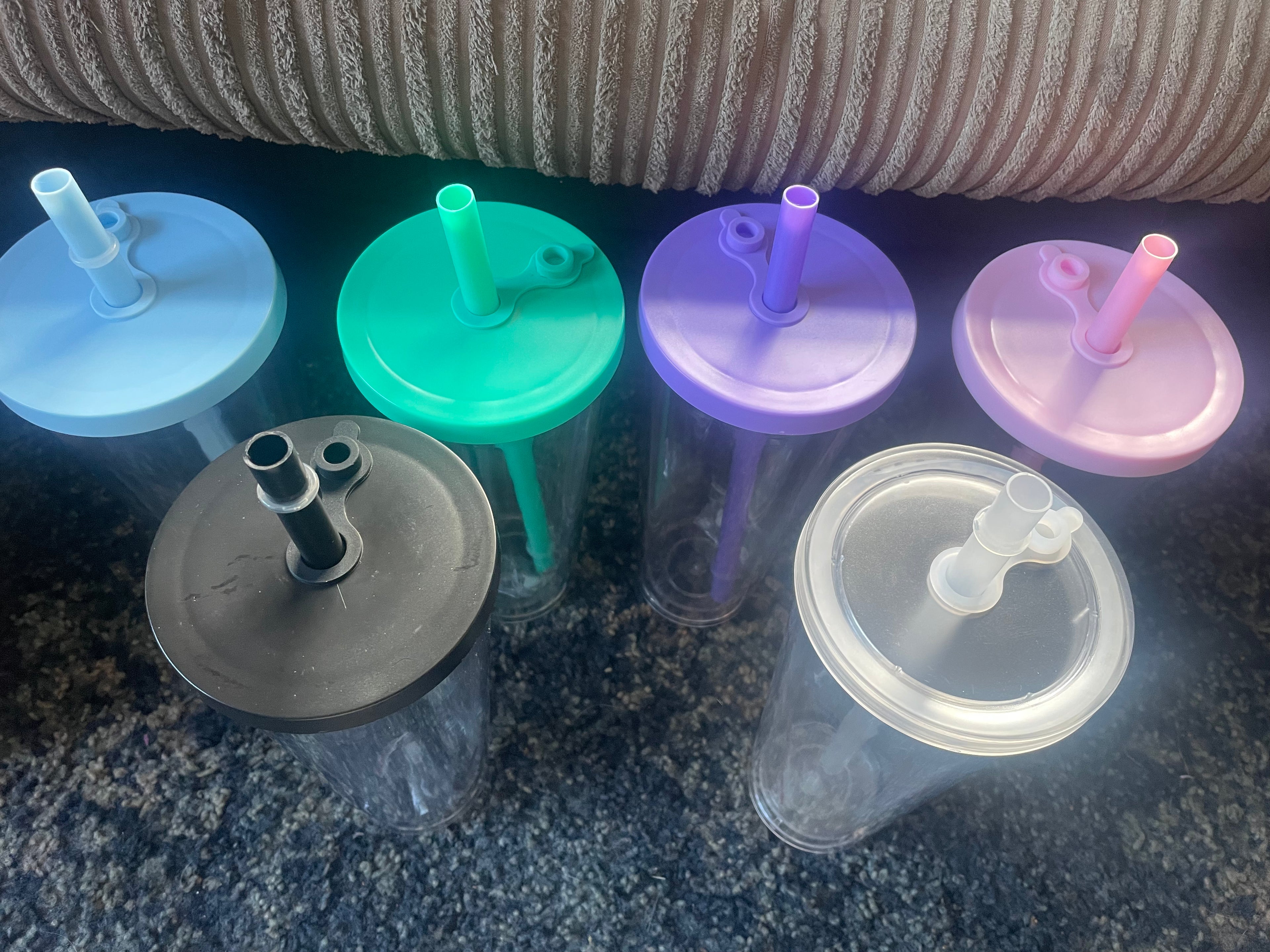 24oz Acrylic Snowglobe Tumbler