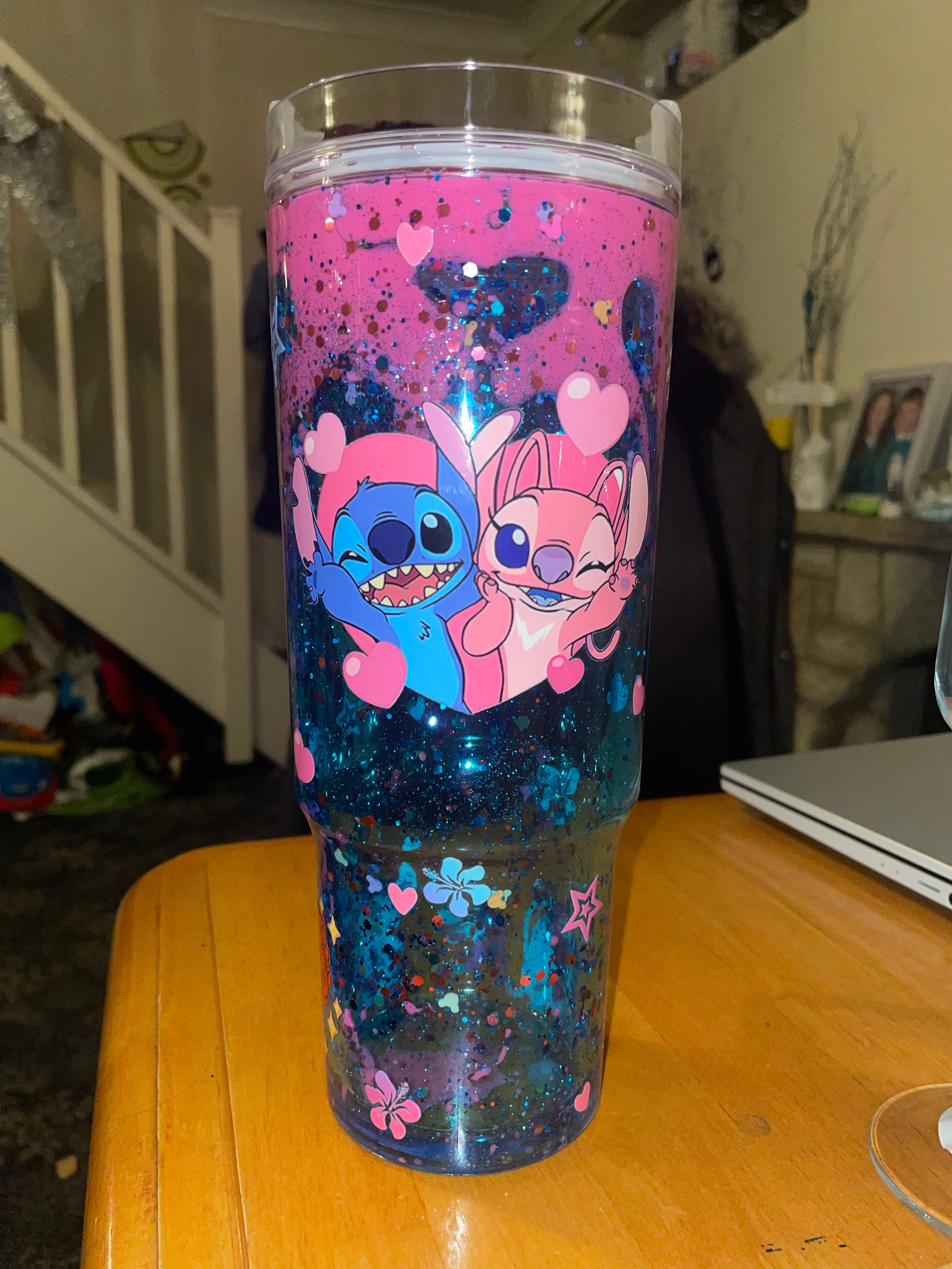 40oz Stitch Snowglobe