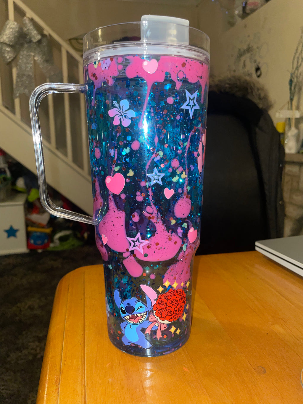 40oz Stitch Snowglobe