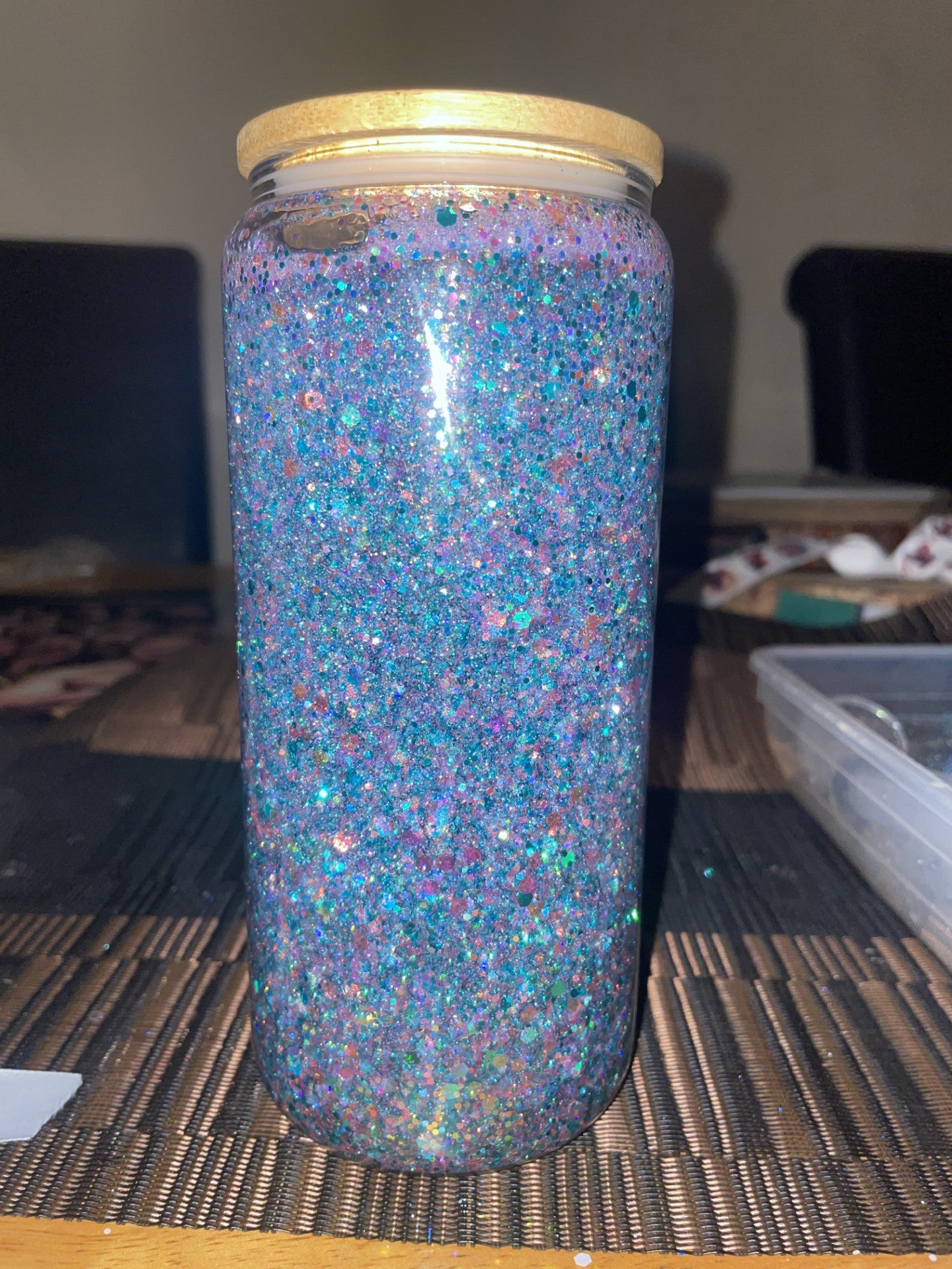 20oz Fast Flow Premade Snowglobe Tumbler