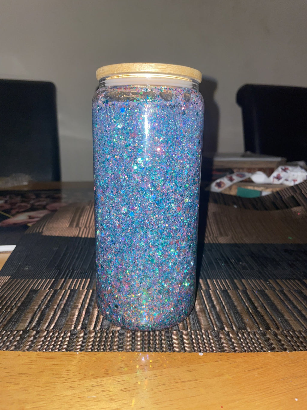20oz Fast Flow Premade Snowglobe Tumbler