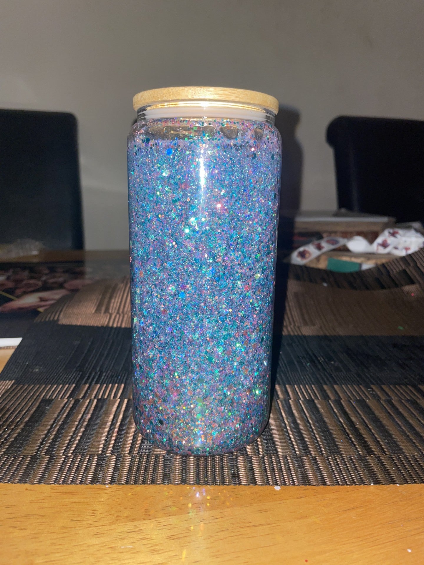 20oz Fast Flow Premade Snowglobe Tumbler